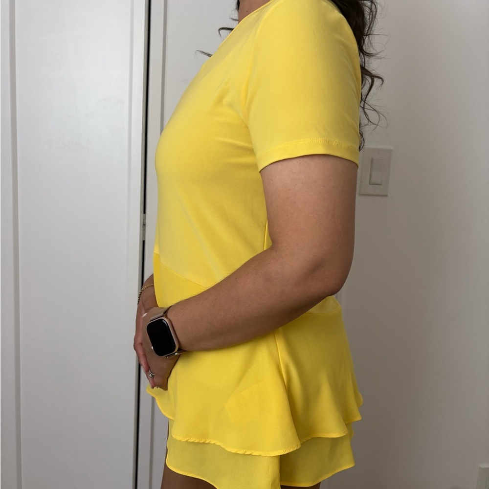 DKNY Vibrant Yellow Blouse